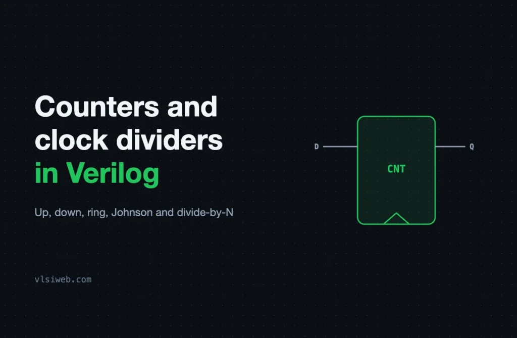 Counters and clock dividers in Verilog