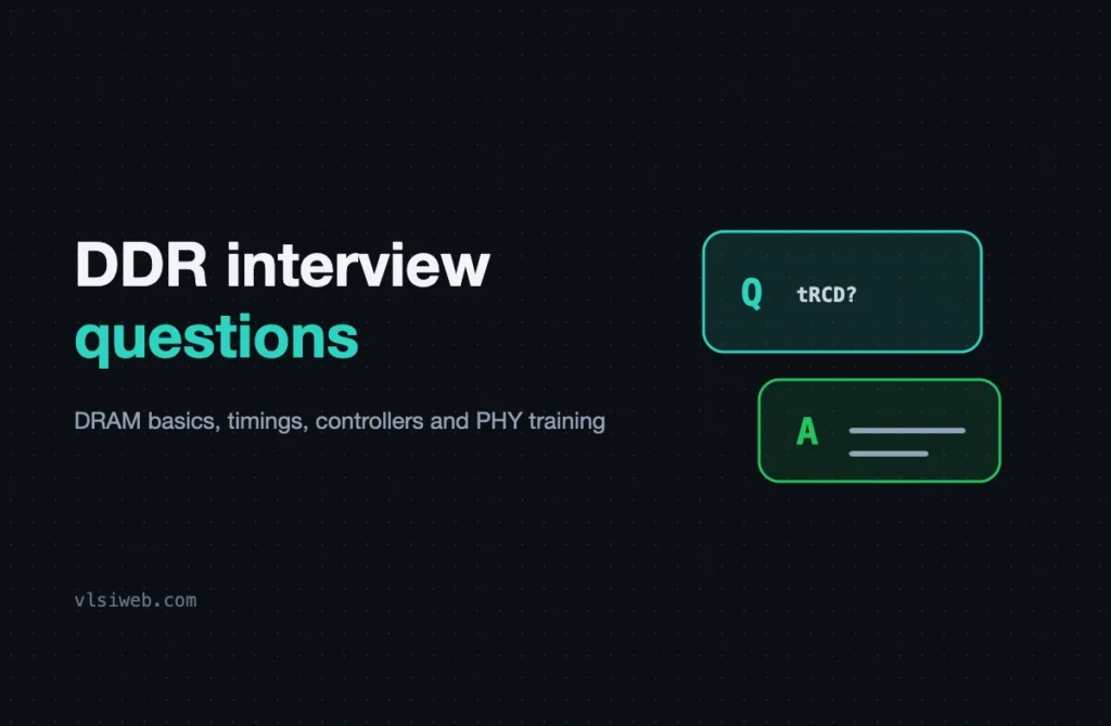 DDR interview questions