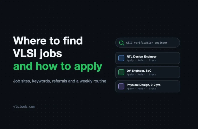 Where to Find VLSI Jobs (and How to Apply So You Get Replies)