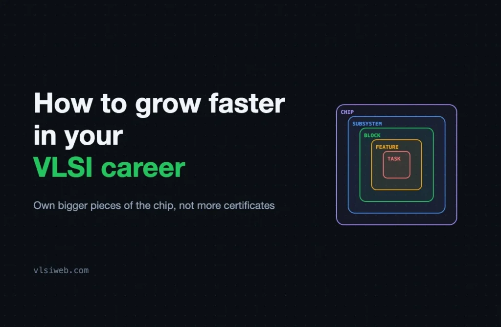 How to grow faster in your VLSI career