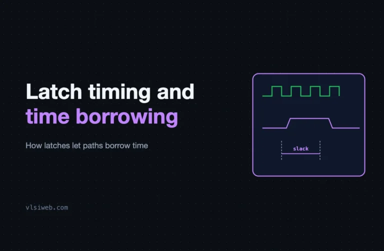 Latch Timing and Time Borrowing in STA