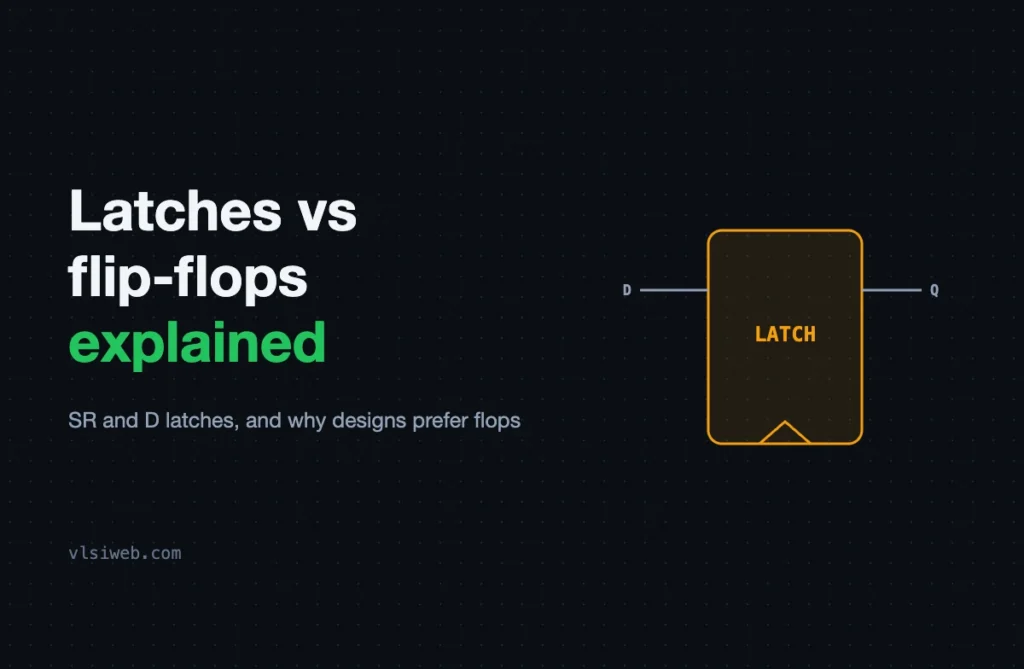 Latches vs flip-flops explained
