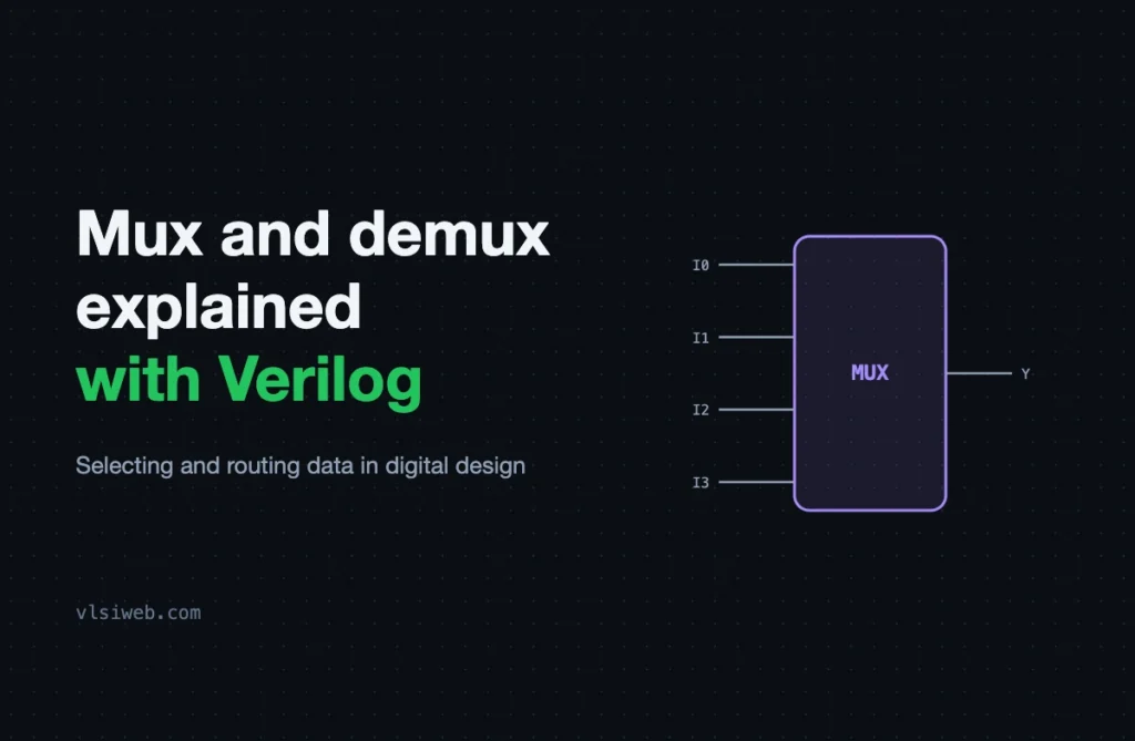 Multiplexers and Demultiplexers Explained, with Verilog Multiplexers and demultiplexers explained