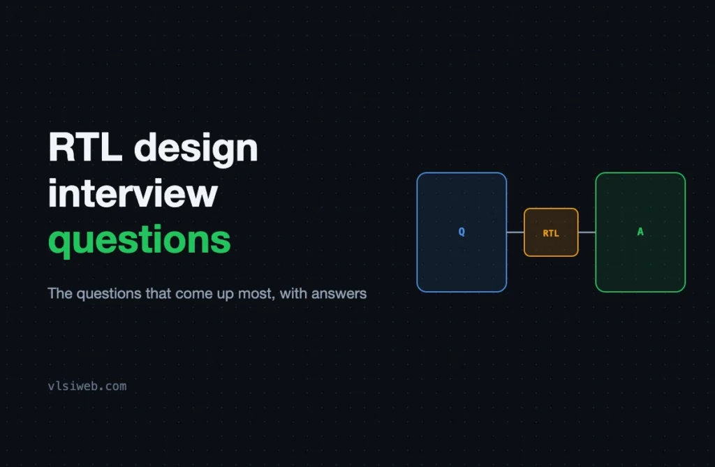 RTL design interview questions with answers