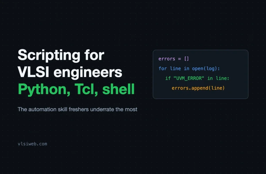 Scripting for VLSI Engineers: Python, Tcl and Shell Scripting for VLSI engineers: Python, Tcl and shell