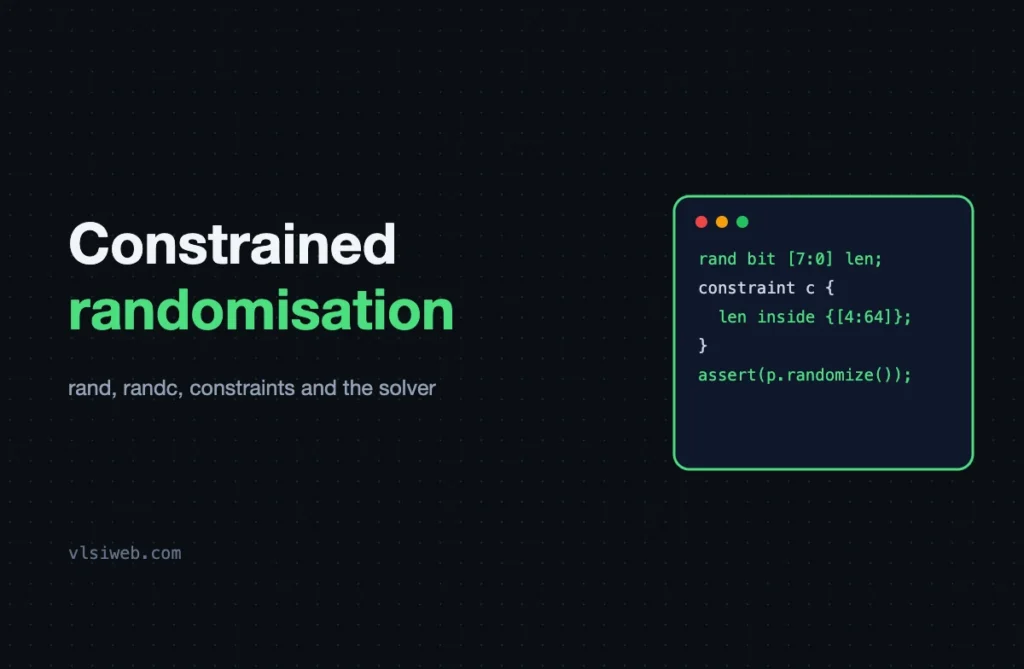 Constrained Randomisation in SystemVerilog: Constraints That Find Bugs Constrained randomisation in SystemVerilog