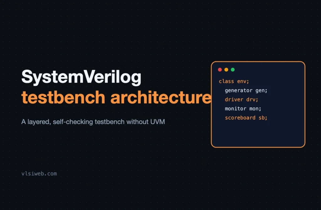 SystemVerilog testbench architecture