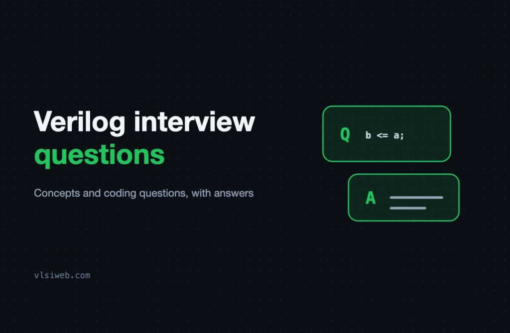 Verilog Interview Questions: Concepts and Coding Questions with Answers Verilog interview questions