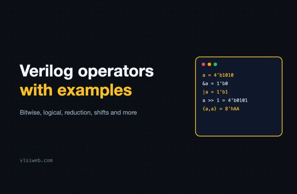 Verilog operators