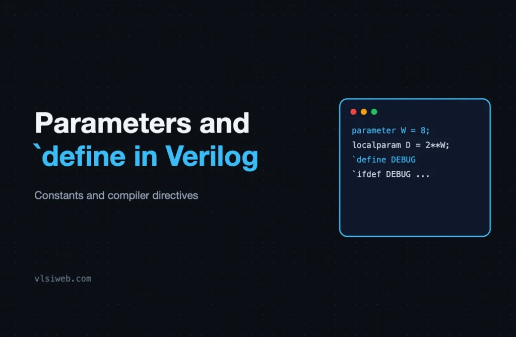 Parameters and define in Verilog