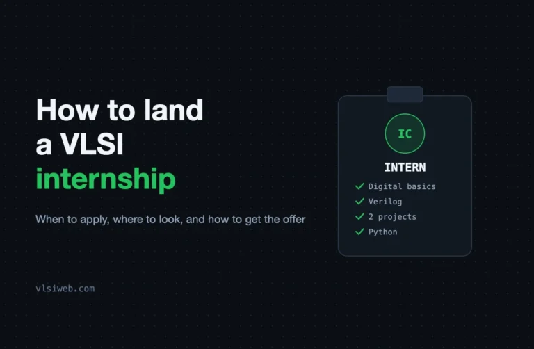 How to Land a VLSI Internship (and Turn It Into a Job)