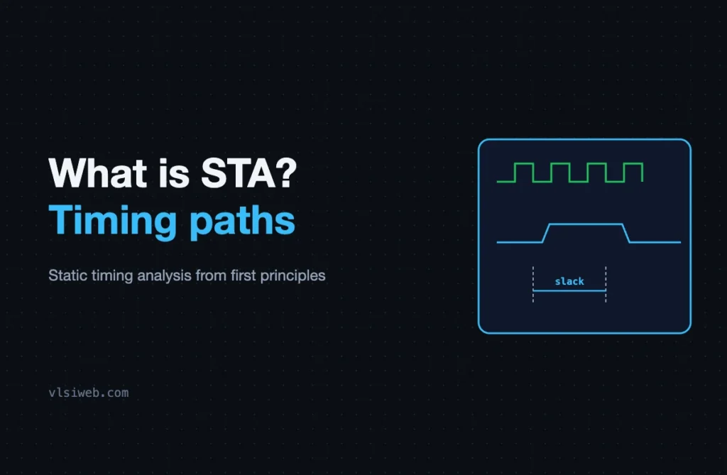 What is STA: timing paths
